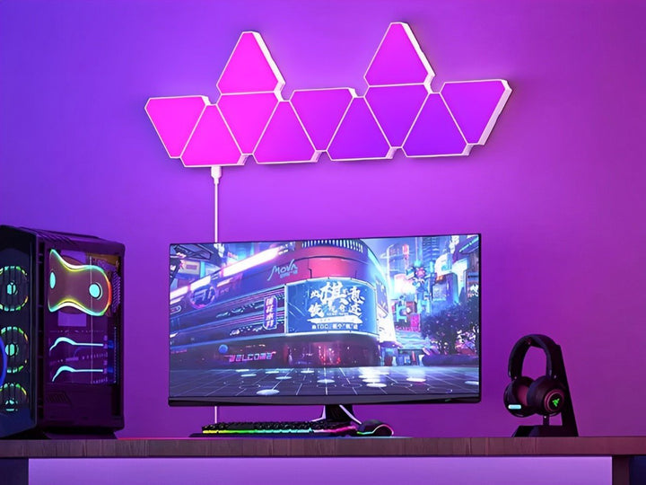 Glowinh Triangle RGB Led LightsMuur Verlichting